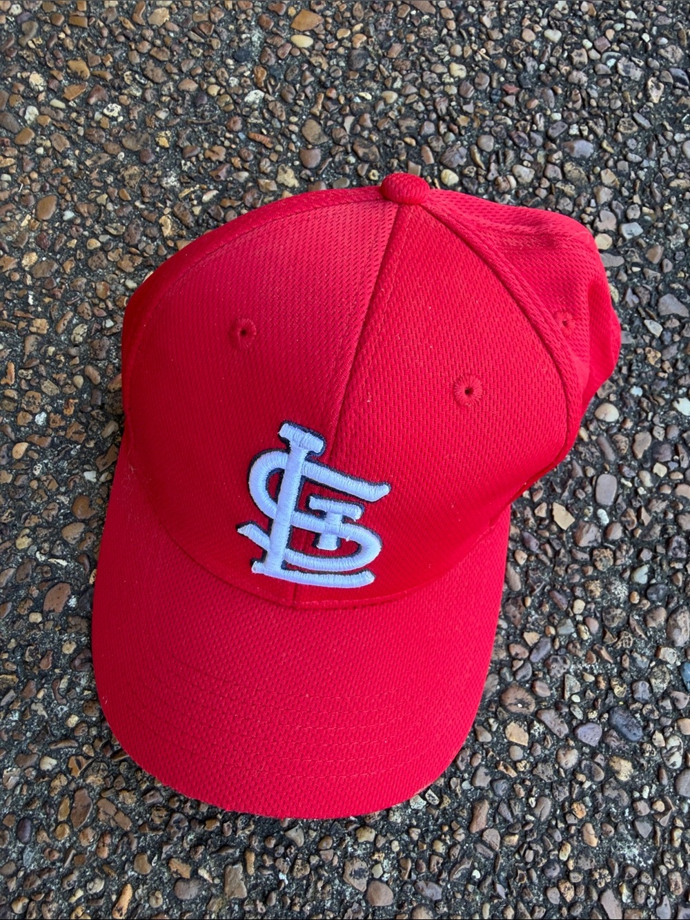 Red Kids Baseball Cap with White St. Louis Cardinals MLB Logo